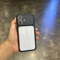 En stock – Coque de téléphone 2-en-1 transparente en TPU et acrylique anti-jaunissement pour iPhone 17, 16, 15, 14, 13, 12, 11 Pro Max – Coque rigide transparente en acrylique