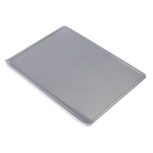 Bandeja para hornear pizza, color gris espacial, utensilios para hornear aptos para horno de una sola cara, bandeja para pasteles, equipo de cocina - Product Image 4