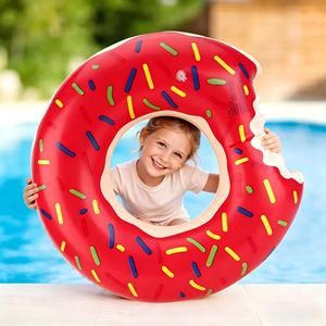 Flotador Inflable de PVC en Forma de Donut para Piscina, para Adultos y Niños, Tumbona Acuática y Decoración para Fiestas - Product Image 3