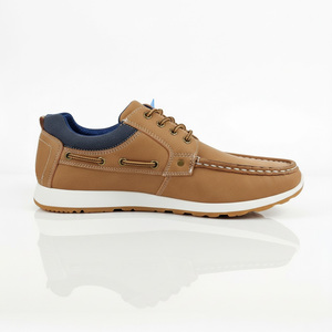 Высококачественные повседневные туфли из полиуретана для мужчин, удобная обувь для ежедневной носки, универсальная модная нескользящая обувь - Product Image 6