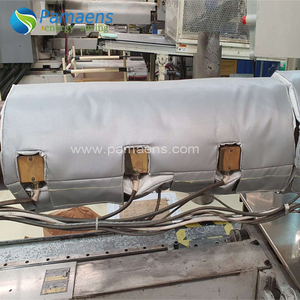 Couverture thermique de veste d'<span class=keywords><strong>isolation</strong></span> de chauffage de bande industrielle en céramique économiseuse d'énergie pour la machine de moulage par injection - Product Image 2
