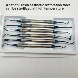 Kit de Instrumentos de Resina Dental para Restauración Estética Ma Xiaohan, Instrumentos de Relleno Dental Clase I, Dedicados para Odontología - Product Image 2