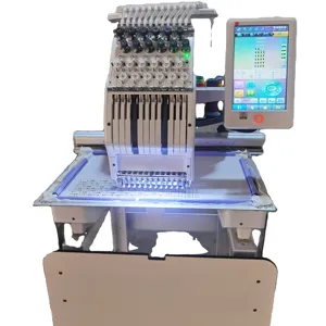 Yehi Needle Clothing Portable Sequence Embroidery Machines Kit Latest Best Single Head High Quality Computerized 9 12 15 Dahao