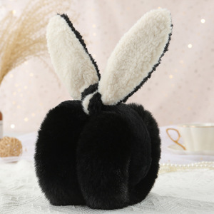 Vente en gros d'<span class=keywords><strong>oreille</strong></span> de <span class=keywords><strong>lapin</strong></span> d'hiver pour dames <span class=keywords><strong>cache</strong></span>-oreilles en fausse fourrure chaud défendre froid pliant mignon étudiant <span class=keywords><strong>cache</strong></span>-oreilles en peluche - Product Image 5