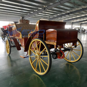 Populaire Calèche Électrique à Motif Bois pour Visites Touristiques en Station Balnéaire, Calèche de Qualité Supérieure pour Transport Spécialisé - Product Image 6