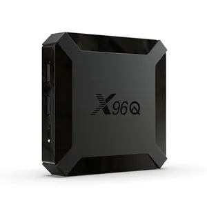 Entrega rápida más barato X96Q Android 10 TV Box 4K 60fps Venta caliente decodificadores X96Q Pro Tv Box Android 10,0 4K 3D