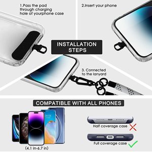 Nouveau personnalisé universel réglable cou lanière sangles <span class=keywords><strong>coque</strong></span> de téléphone en Nylon bandoulière <span class=keywords><strong>coque</strong></span> de téléphone <span class=keywords><strong>avec</strong></span> sangle pour <span class=keywords><strong>iPhone</strong></span> 13 14 pro max - Product Image 6