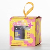 Ensemble de mini spa pour le bain en gros d'usine, contenant du sel de bain, du gel douche et une éponge pour adolescents