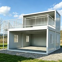 Maison conteneur en acier démontable pour entrepôt, bureau, hôtel – Maisons à double étage personnalisées, mini-maisons