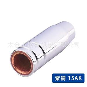 Buse de protection conique plaquée cuivre pour torche de soudage à gaz Binzel Type 15AK 24KD 36KD pour soudage - Product Image 2