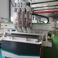 Máquina de Corte y Grabado CNC para Madera, de Cuatro Ejes, Grabado 3D, Alta Precisión, con Certificación CE