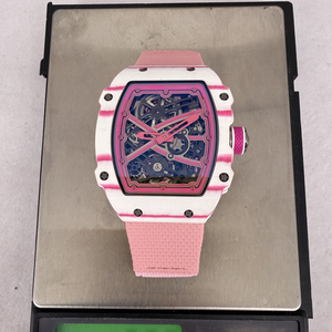 Personalized Trendy 6702 Sports <b>Watch</b> White Contrasting Hollow Design <b>Mechanical</b> Movement Neutral Versatile Wristwatch No <b>Watch</b> - Product Image 6