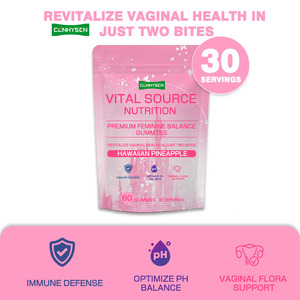 OEM ODM probiotik Gummies untuk kesehatan wanita mengoptimalkan tingkat PH seimbang Vagina Premium suplemen permen karet keseimbangan feminin - Product Image 3