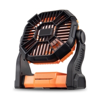 Portable Rechargeable 5200mAh LED Lumière Camping Ventilateur Crochets Matière Plastique Portable Petits Ventilateurs