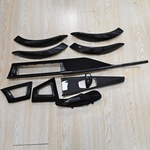 10 stuks droge carbon fiber panelen M-stijl interieur trim kit voor BMW 3GT M3 M4 F10 F15 F20 F30 F32 F35 F36 F40 - Product Image 2