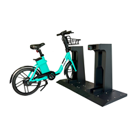 Punto de carga modular para alquiler de bicicletas eléctricas públicas y sistemas de patinete compartido