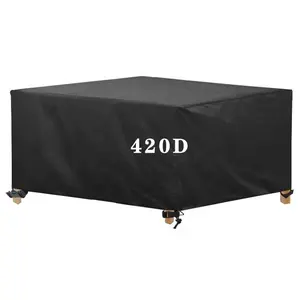 하이 퀄리티 42D 옥스포드 천 야외 가구 먼지 커버 방수 비와 의자 커버 안뜰 테이블-공장 재고