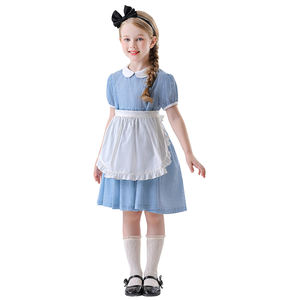 लड़कियों के लिए ऐलिस ब्लू प्लेड लोलिटा स्कर्ट नई हेलन राजकुमारी कॉस्प्ले बच्चों के एनीमे वेशभूषा - Product Image 2