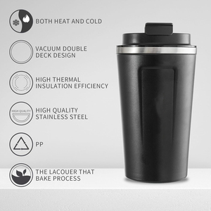 New Design 380/510ML Led Smart Temperature Display Thermo Tumbler Stainless Steel Travel Coffee <b>Cups</b> Mug - Product Image 5