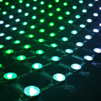 P55 écran d'affichage de rideau en maille de Pixel vidéo LED doux et léger pour l'extérieur