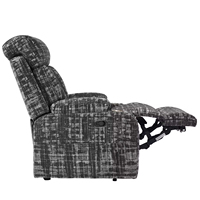 Canapés inclinables à moteur unique en tissu chenille, écologiques et réglables en position couchée