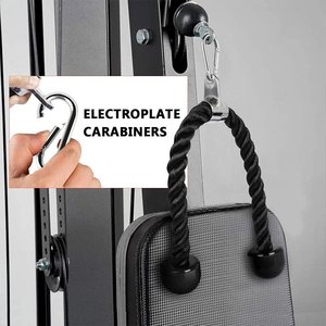 Black Nylon Steel <b>Cable</b> Rope Attachment Gym Training Rope for Home Fitness Bodybuilding - Product Image 4