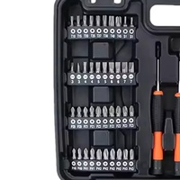 Ensemble de tournevis magnétiques professionnels 66 pièces, embouts de précision, kit d'outils multi-usages avec étui de rangement pour la réparation à domicile