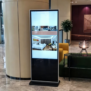 Écran publicitaire LCD couleur haute définition de 55 pouces <span class=keywords><strong>pour</strong></span> l'extérieur, sur pied, affichage promotionnel intelligent - Product Image 3