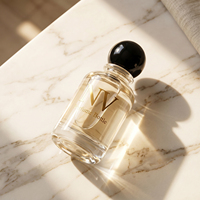 Flacon de parfum en verre de luxe avec logo personnalisé et boîte, 30 ml, 50 ml, 100 ml, flacon de parfum vide, OEM, ODM, fabricant d'emballages en gros