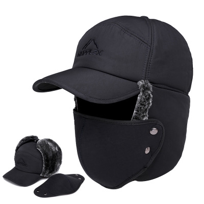gorro de lana de piel Gorra de béisbol gruesa y cálida para hombre gorro de lana de piel Gorra de béisbol gruesa y cálida para hombre
