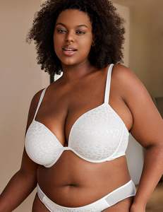 Sujetador Wingslove para Mujer, con Push-Up, Escote Profundo en V, con Aros, Multiposición, para Uso Diario, Tallas Grandes, Hecho en China, Sin Espalda - Product Image 4