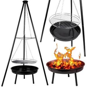 Grille à casseroles de 18 pouces avec chaîne en fer pour <span class=keywords><strong>barbecue</strong></span> et cuisine en plein air - Product Image 3