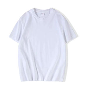 Custom Unisex 100% Cotton O-Neck Silk Screen Printed 180g <b>Short</b> <b>Sleeve</b> Regular Fit Breathable Eco-Friendly T-<b>Shirts</b>-<b>White</b> - Product Image 3