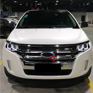Estilo para Ford Edge <span class=keywords><strong>Faros</strong></span> Delanteros 2012 2013 2014 Edge Faro LED DRL Lámpara Principal HID Ojo de Ángel Haz Bi-Xenón Accesorios - Product Image 5
