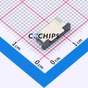 FPC-1.0AS-5PWCR-H25 FFC/FPC Connector SMD,P=1mm,Horizontal Mount Connector Drawer Type Top Contact 5P 1mm - Product Image 1