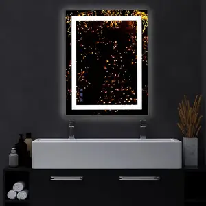 Hd Led Smart Badkamer Spiegel Touch Sensor Backlit & Frontlighting Met Voorruitverluchting Spiegel Wifi Bluetooth Speaker