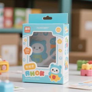 Custom Printing Figure Display <b>Box</b> Plush Toys Foldable Corrugated Paper <b>Gift</b> Packaging <b>Box</b> With Window - Product Image 5