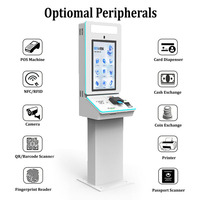 Terminal de paiement tout-en-un Estar 23,8 pouces avec lecteur de code QR et imprimante 58/80 mm pour kiosque de paiement de factures de vente au détail