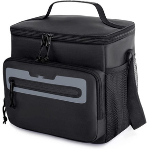 High Quality 16 Cans Cooler <b>Bag</b> Insulated Dual Compartment <b>Lunch</b> <b>Bag</b> With Soft Leakproof Liner Leakproof PEVA Picnic <b>Bag</b> - Product Image 1