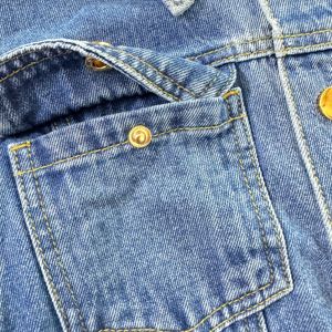 2025 nouveau Design élégant bleu Denim robe métal boucle de ceinture sans manches robes pour femmes personnaliser services robes - Product Image 5