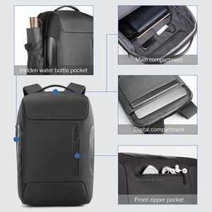 Kingsons Men's <b>Business</b> <b>Backpack</b> 20-35L Waterproof Computer Commuter <b>Backpack</b> With USB Port Ultralight Solid Color - Product Image 3