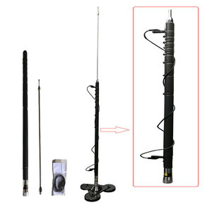 Antenne mobile CB HF 3-50Mhz PL259 en acier inoxydable, haute puissance, large bande, pour communication automobile - Product Image 2