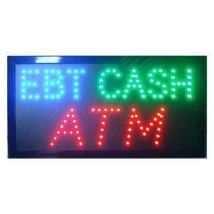 EBT Cash <span class=keywords><strong>LED</strong></span> ATM Bar negozio negozio segno aperto 48X25 <span class=keywords><strong>CM</strong></span> Display denaro contanti macchina di transazione - Product Image 1