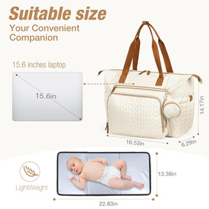 Borsa impermeabile per pannolini di grandi dimensioni borsa da <span class=keywords><strong>ospedale</strong></span> per parto, - Product Image 3