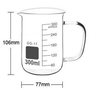 उच्च बोरोसिलिकेट 3.3 प्रयोगशाला ग्लेसवेयर ने हैंडल के साथ स्नातक किया बीकर - Product Image 6