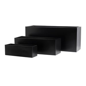 Customized Contemporary Metal Planters <b>Large</b> Outdoor Planter Garden Corten Steel Rectangular Planter <b>Box</b> - Product Image 5