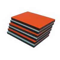 Plaque en plastique HDPE bicolore vibrante, gravable, épaisseur 19 mm, résistante aux UV, pour découpe de signalétique créative