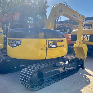 Japanese Used <b>Mini</b> Excavators Engineering Second Hand Crawler <b>Mini</b> Excavator KOMATSU <b>PC</b> 78US for Sale - Product Image 2