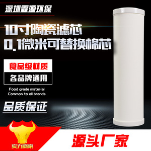 Cartouche filtrante pour purificateur d'eau, 69mm x 245mm, noyau en céramique d'argile de diatomée, universel pour la consommation directe - Product Image 4