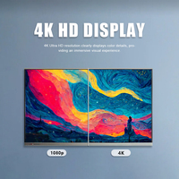 Tableau blanc interactif intelligent à écran tactile 4K de grande taille 55/65/75/86 pouces avec 20 points tactiles et système d'exploitation Android/Windows pour la salle de classe